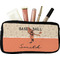 Retro Baseball Makeup / Cosmetic Bag - Small (Personalized)