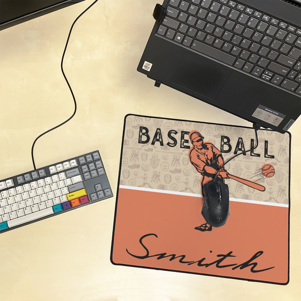 Retro Baseball Medium Gaming Mats - LIFESTYLE
