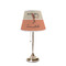 Retro Baseball Poly Film Empire Lampshade - On Stand