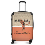 Retro Baseball Suitcase - 24" Medium - Checked (Personalized)