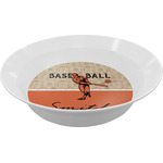 Retro Baseball Melamine Bowl (Personalized)