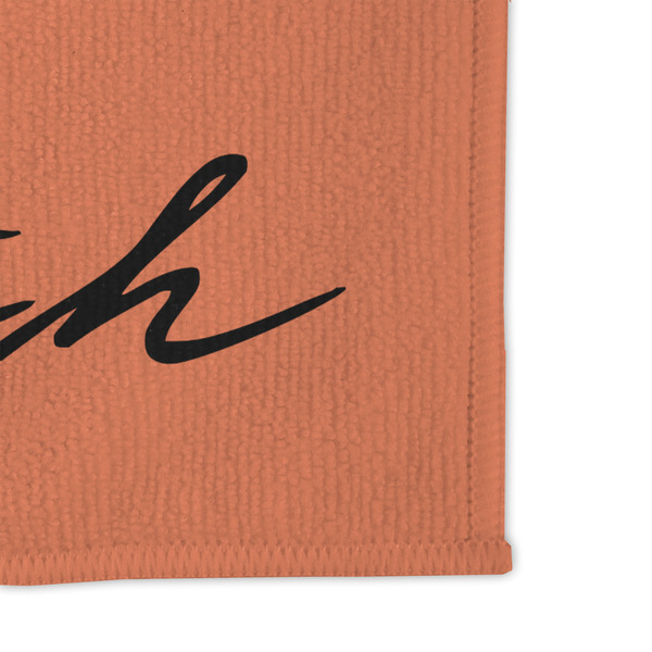 Retro Baseball Microfiber Dish Rag - DETAIL