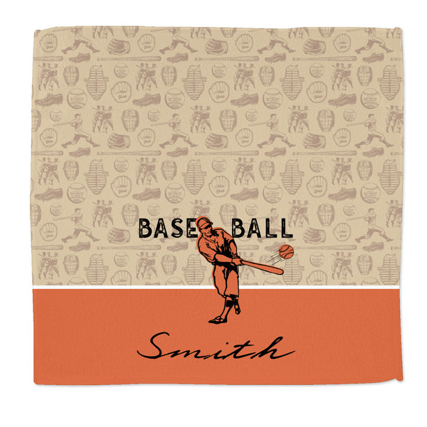 Custom Retro Baseball Microfiber Dish Rag (Personalized)