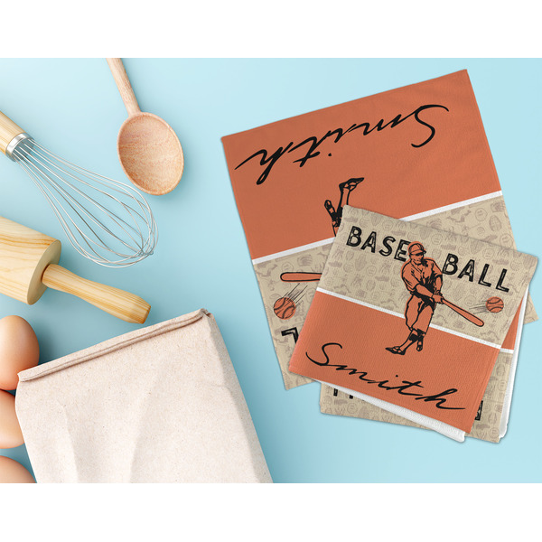 Retro Baseball Microfiber Dish Rag - LIFESTYLE