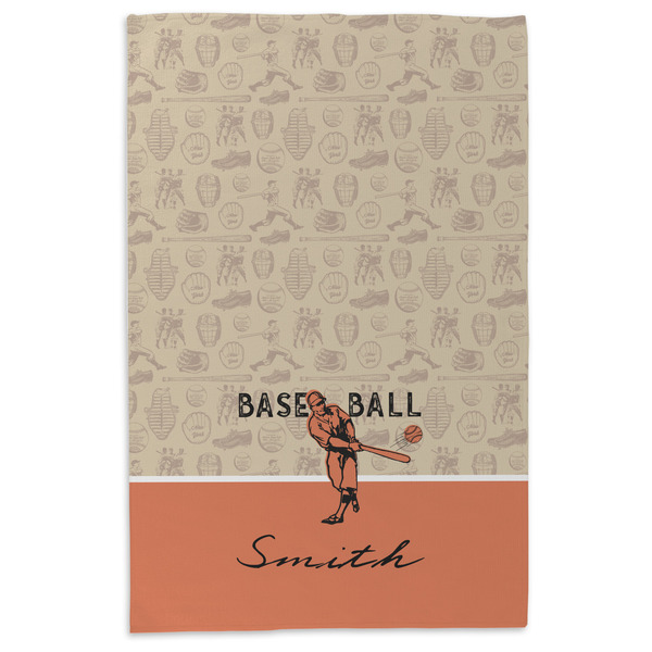 Retro Baseball Microfiber Dish Towel - APPROVAL