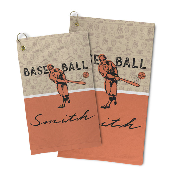 Retro Baseball Microfiber Golf Towel - PARENT/MAIN