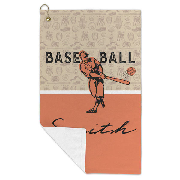 Retro Baseball Microfiber Golf Towels - FOLD