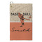 Retro Baseball Microfiber Golf Towel - Small (Personalized)