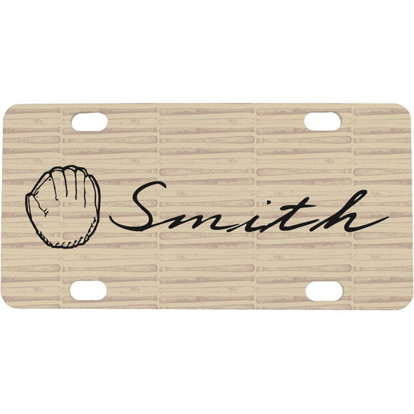 Custom Retro Baseball Mini/Bicycle License Plate (Personalized)