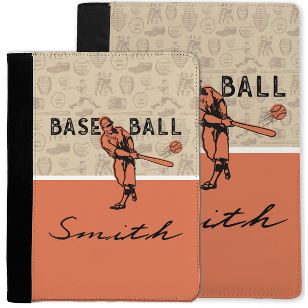 Retro Baseball Notebook Padfolio - MAIN