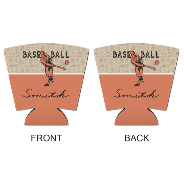 Retro Baseball Party Cup Sleeves - with bottom - APPROVAL