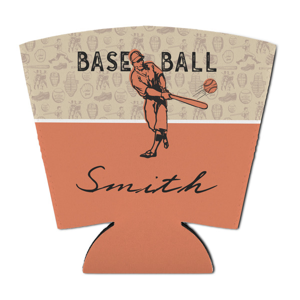 Custom Retro Baseball Party Cup Sleeve - with Bottom (Personalized)