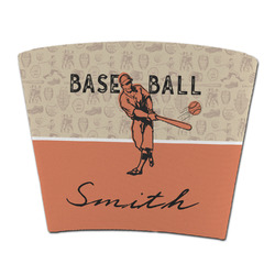 Retro Baseball Party Cup Sleeve - without bottom (Personalized)