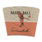 Retro Baseball Party Cup Sleeves - without bottom - FRONT (flat)