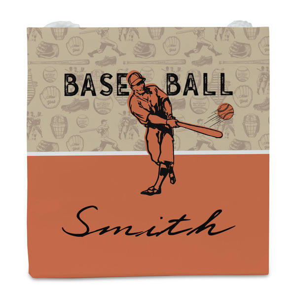 Retro Baseball Party Favor Gift Bag - Gloss - Front