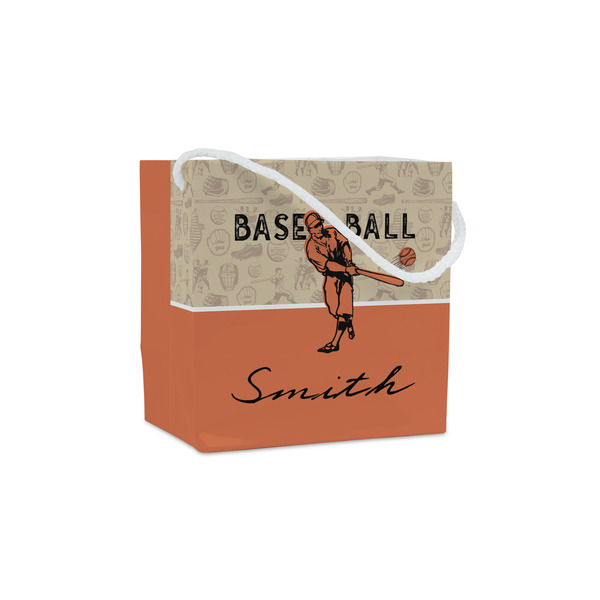 Custom Retro Baseball Party Favor Gift Bags (Personalized)