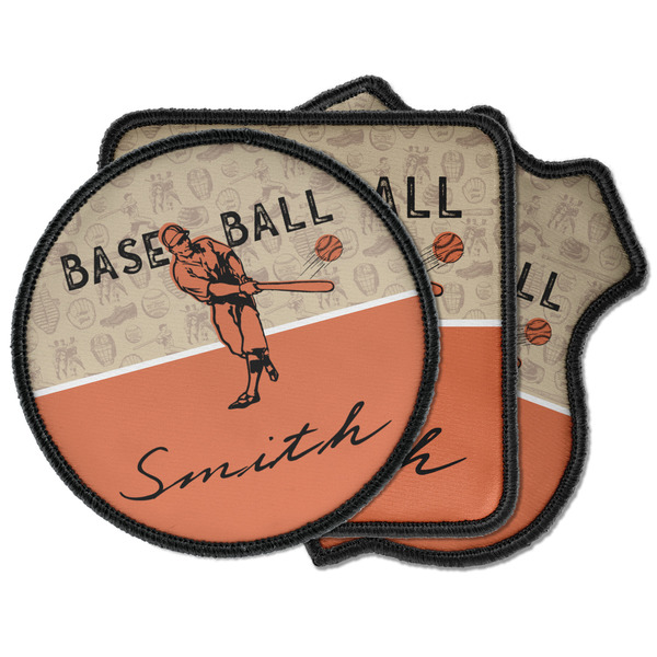Custom Retro Baseball Iron on Patches (Personalized)