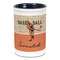Retro Baseball Ceramic Pencil Holders - Blue