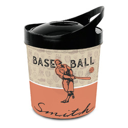 Retro Baseball Plastic Ice Bucket (Personalized)