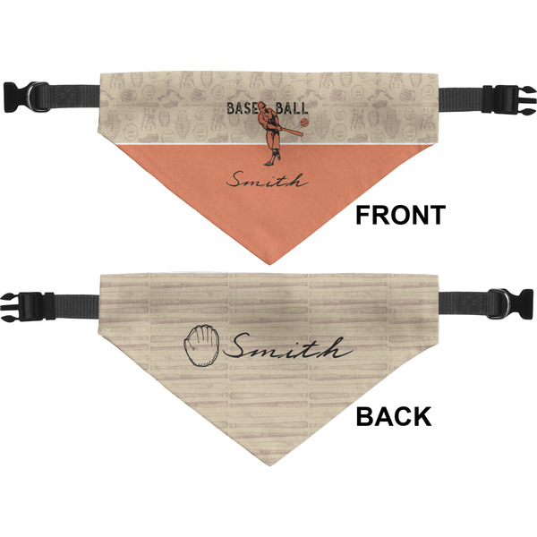 Retro Baseball Pet Bandana Approval