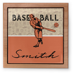 Retro Baseball Pet Urn w/ Name or Text