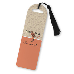 Retro Baseball Plastic Bookmark (Personalized)