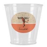 Retro Baseball Plastic Shot Glass (Personalized)