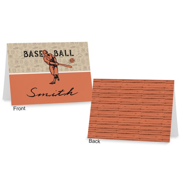 Retro Baseball Postcard - Front and Back