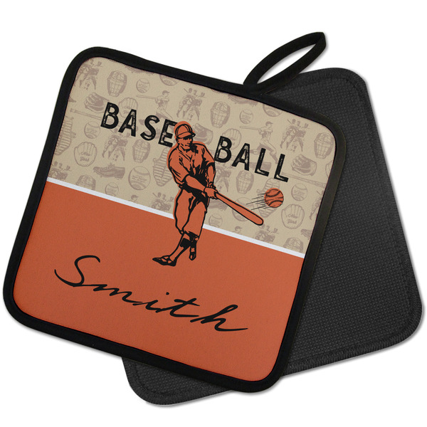 Retro Baseball Pot Holders - PARENT MAIN