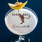 Retro Baseball Printed Drink Topper - XLarge - In Context