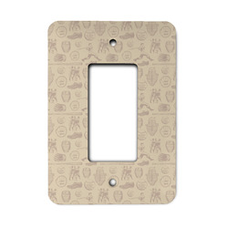Retro Baseball Rocker Style Light Switch Cover