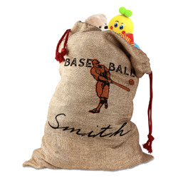 Retro Baseball Santa Sack (Personalized)