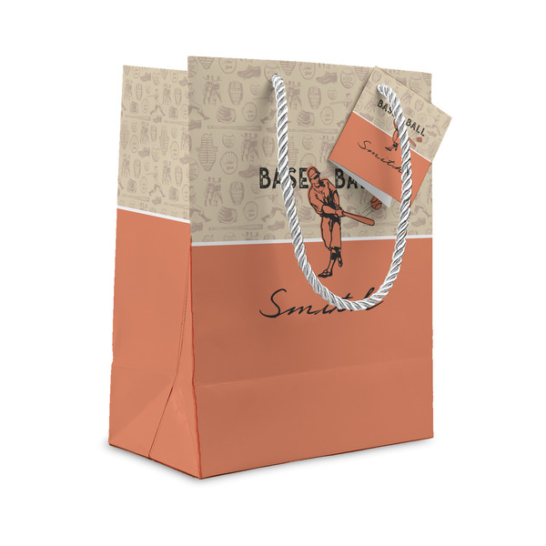 Custom Retro Baseball Gift Bag (Personalized)
