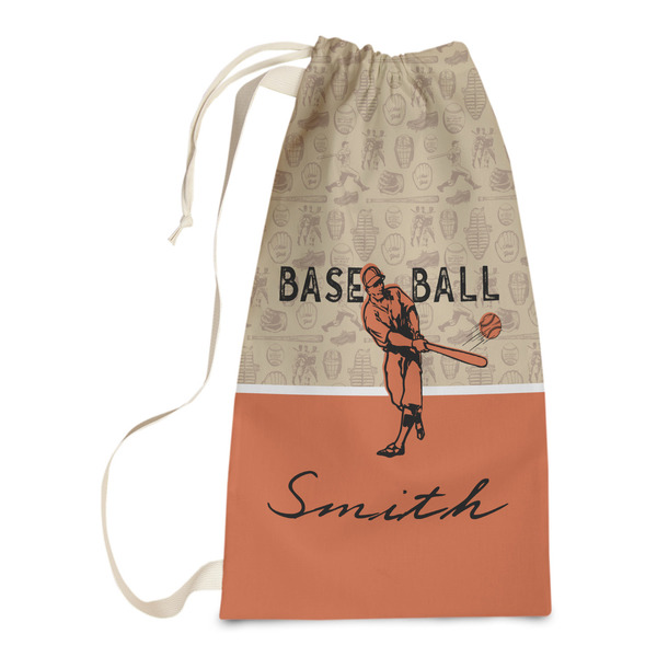 Custom Retro Baseball Laundry Bags - Small (Personalized)