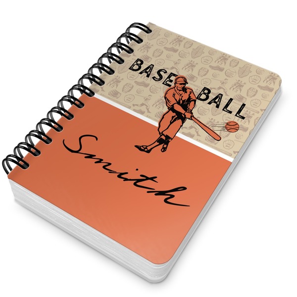 Retro Baseball Spiral Journal 5 x 7 - Main