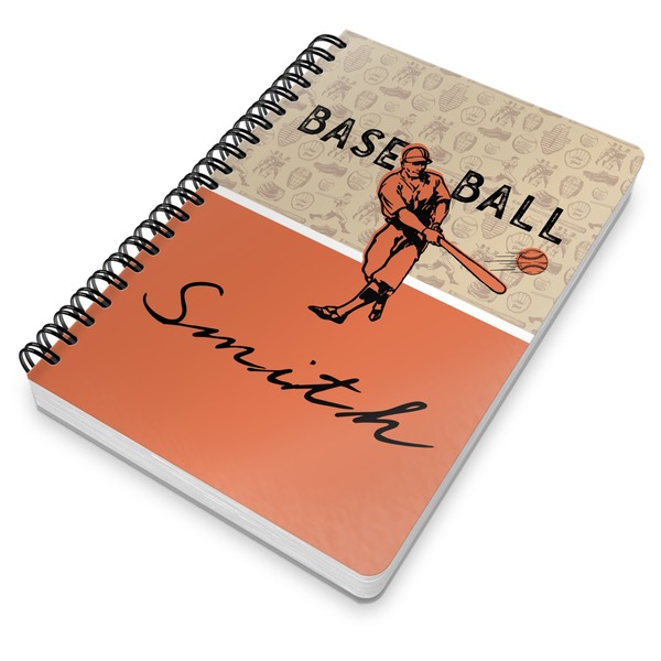 Retro Baseball Spiral Journal 7 x 10 - Main