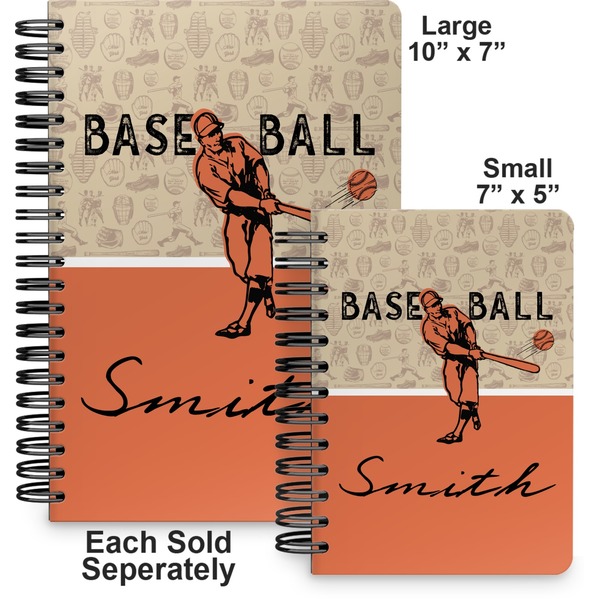 Retro Baseball Spiral Journal - Comparison