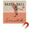 Retro Baseball Square Car Magnet - 10" (Personalized)