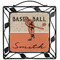Retro Baseball Square Trivet (Personalized)