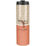 Retro Baseball Stainless Steel Skinny Tumbler - 20 oz (Personalized)