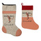 Retro Baseball Stockings - Side by Side compare