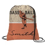 Retro Baseball Drawstring Backpack (Personalized)