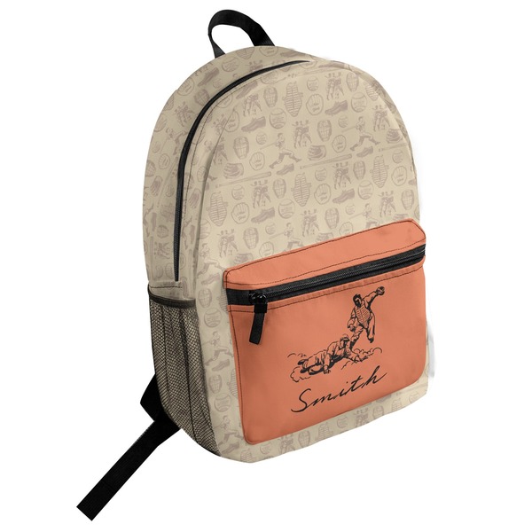 Custom Retro Baseball Student Backpack (Personalized)