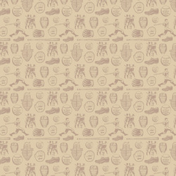 Retro Baseball Fabric by the Yard