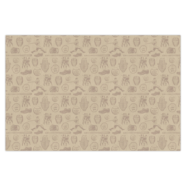 Custom Retro Baseball Tissue Paper Sheets - X-Large - Heavyweight