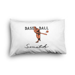 Retro Baseball Pillow Case - Toddler - Graphic (Personalized)