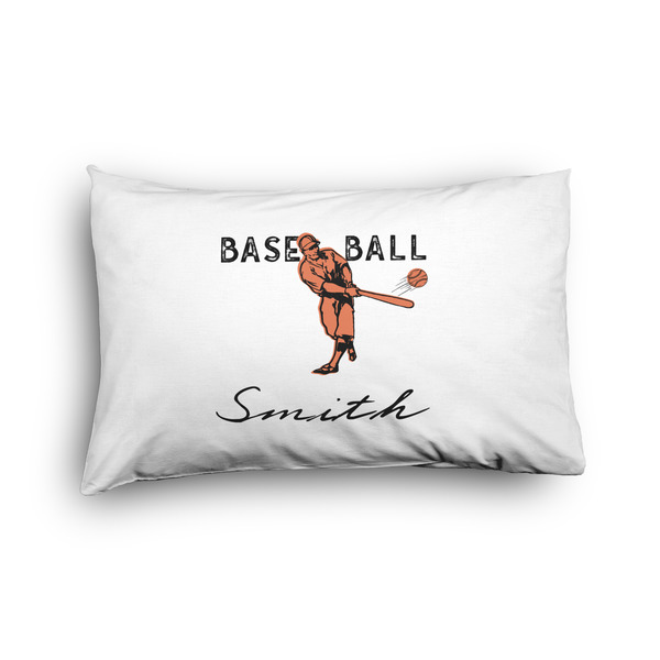 Custom Retro Baseball Pillow Case - Toddler - Graphic (Personalized)