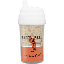 Retro Baseball Toddler Sippy Cup (Personalized)
