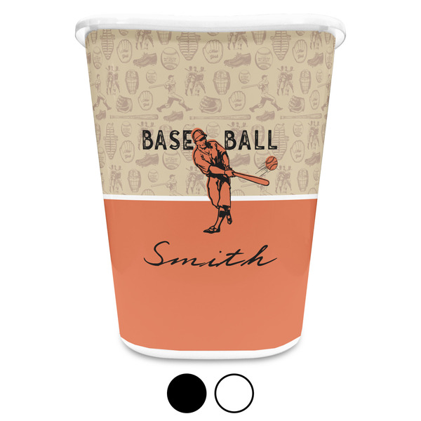 Retro Baseball Trash Can Aggregate