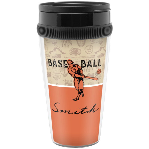 Retro Baseball Travel Mug (Personalized)